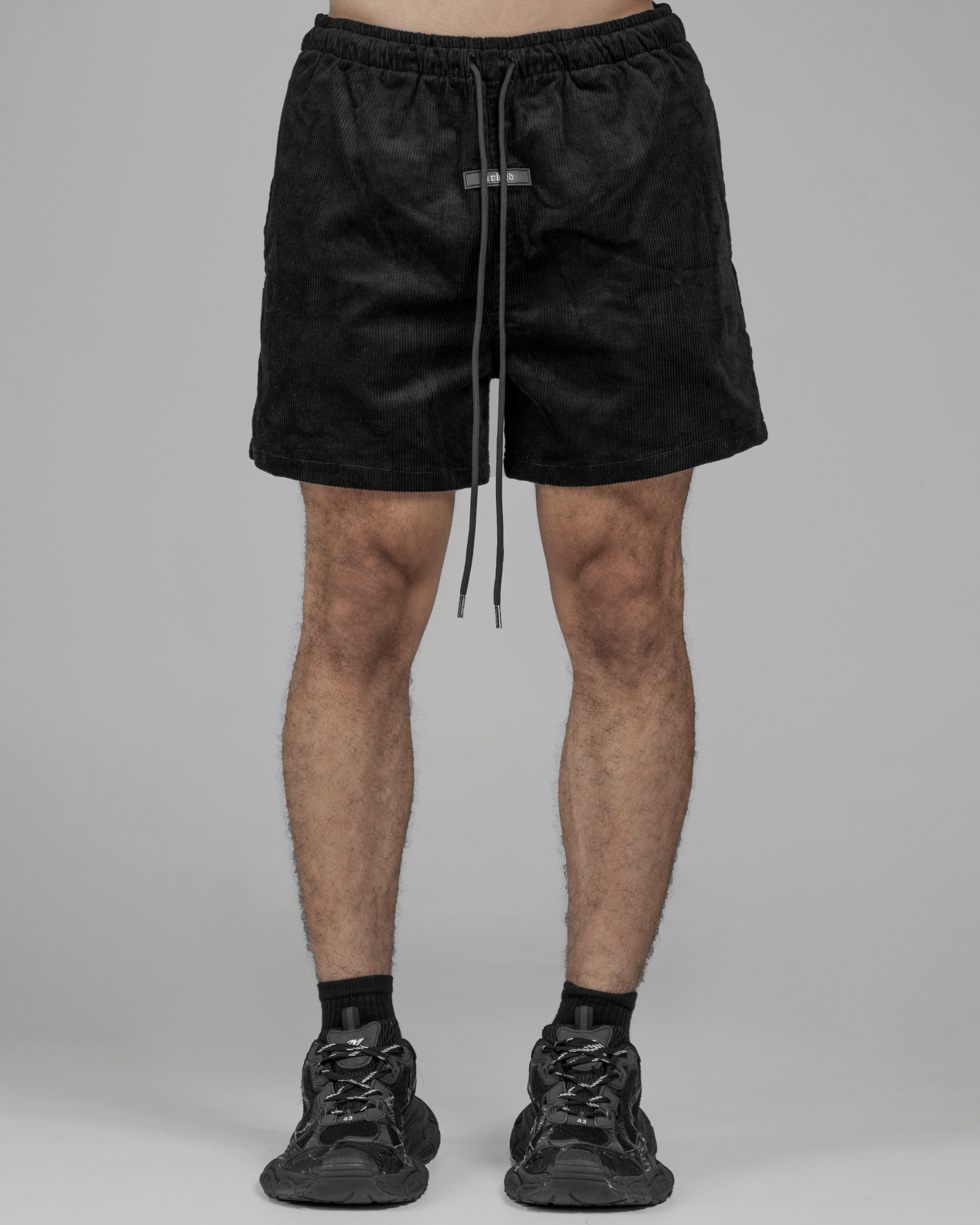 Classic Short pant Corduroy - Negro