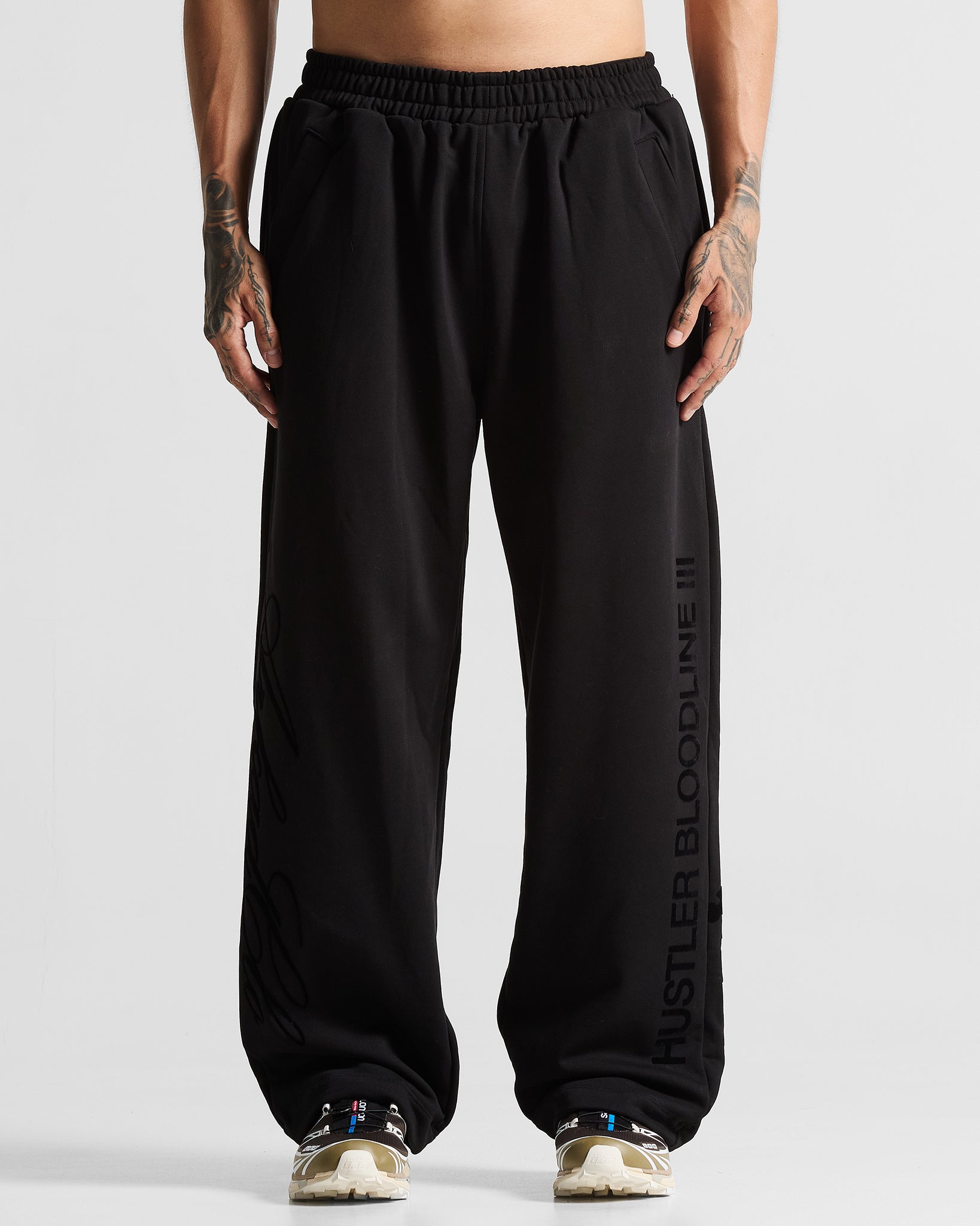 Black Sweatpant Hustler Angeles Velvet