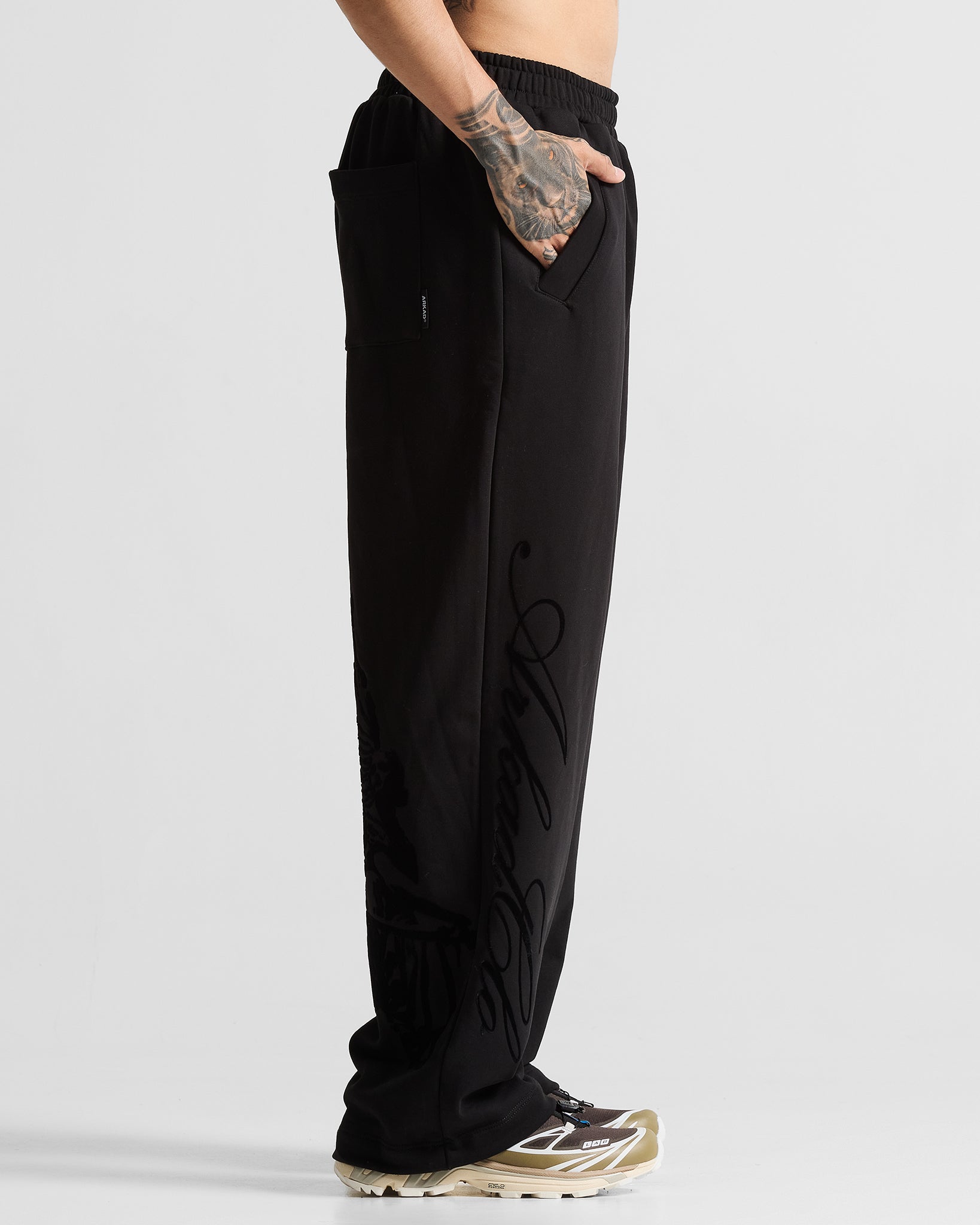 Black Sweatpant Hustler Angeles Velvet