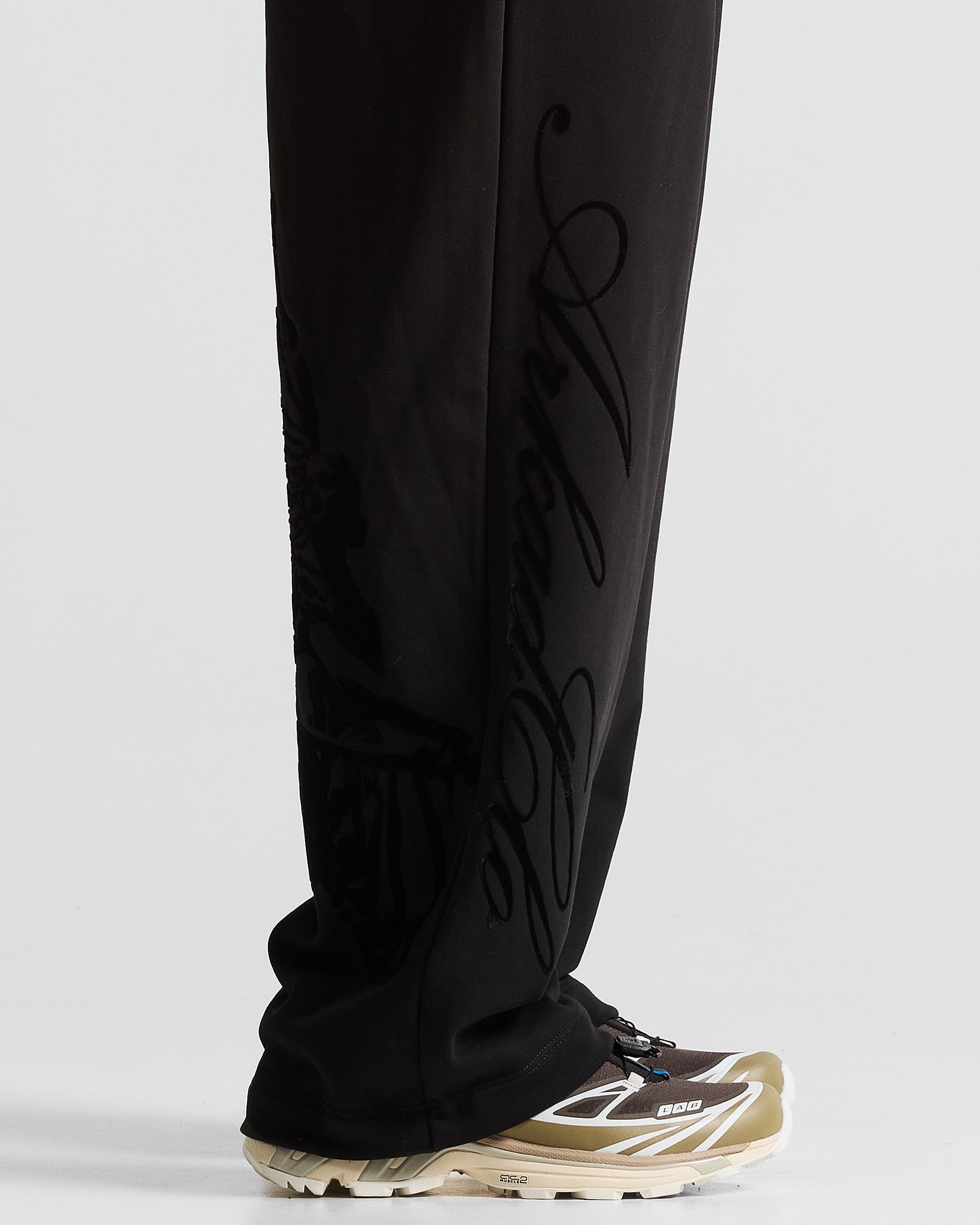 Black Sweatpant Hustler Angeles Velvet