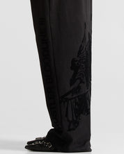 Black Sweatpant Hustler Angeles Velvet - Unisex