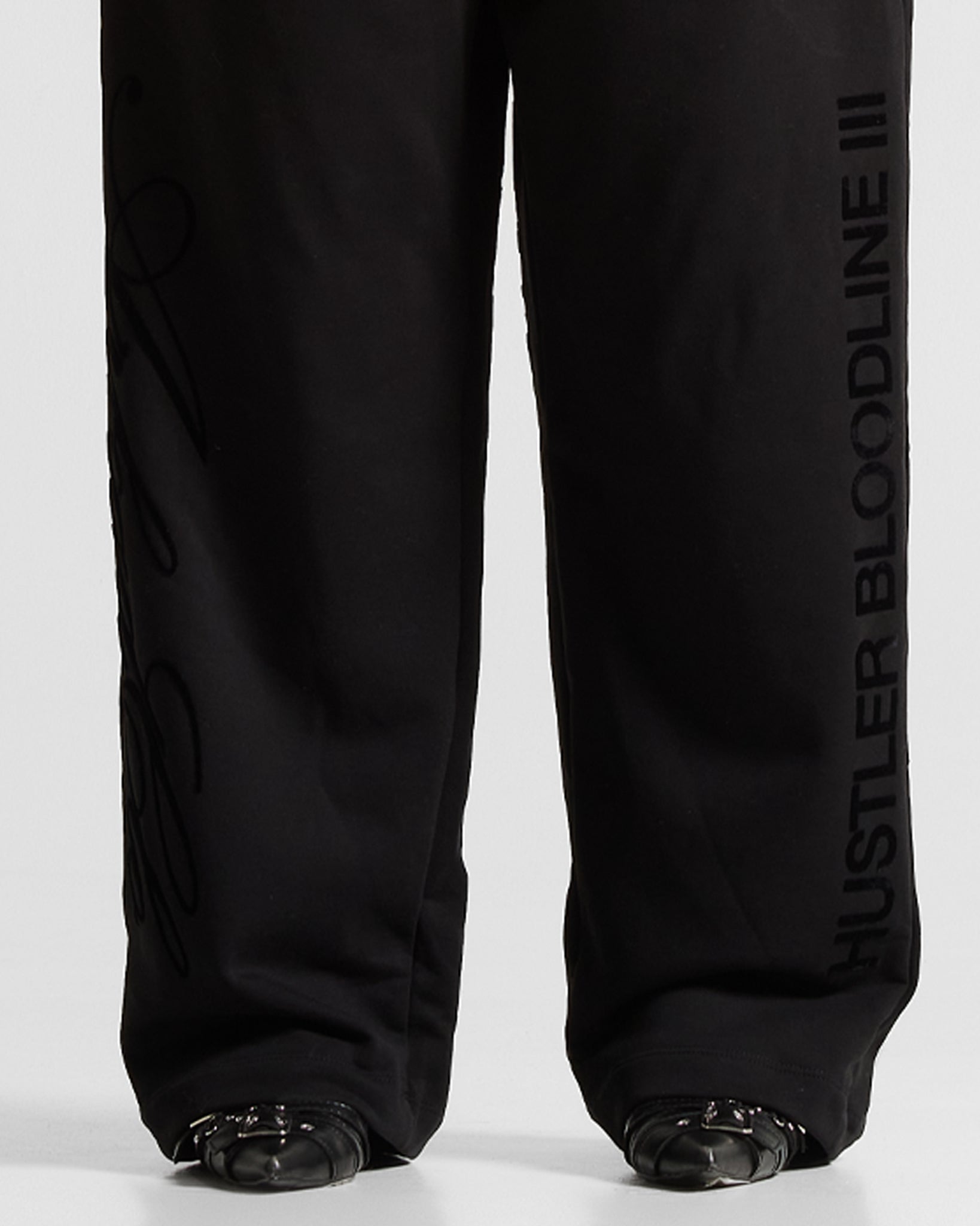 Black Sweatpant Hustler Angeles Velvet - Unisex