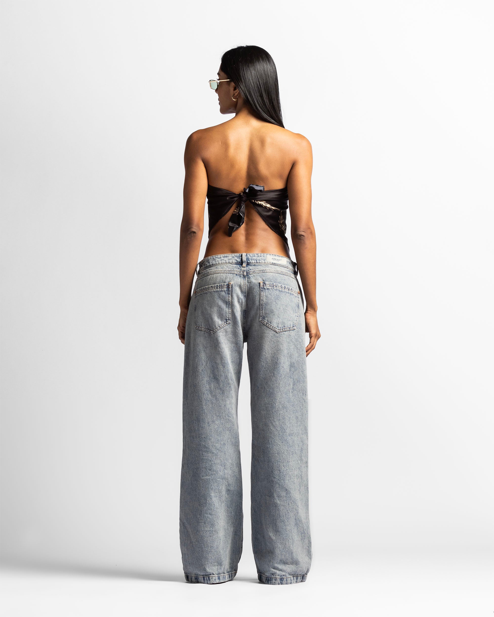 Washed Jean Azul Mujer
