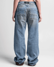 Striped Dirty Denim Pant - Unisex