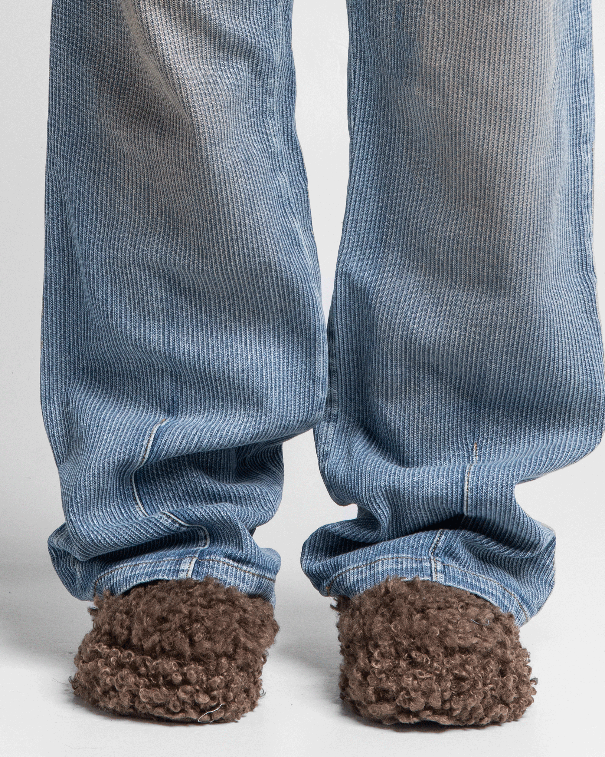 Striped Dirty Denim Pant - Unisex