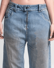 Striped Dirty Denim Pant - Unisex