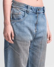 Striped Dirty Denim Pant - Unisex