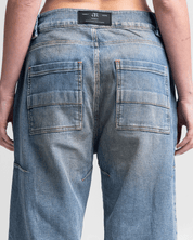 Striped Dirty Denim Pant - Unisex