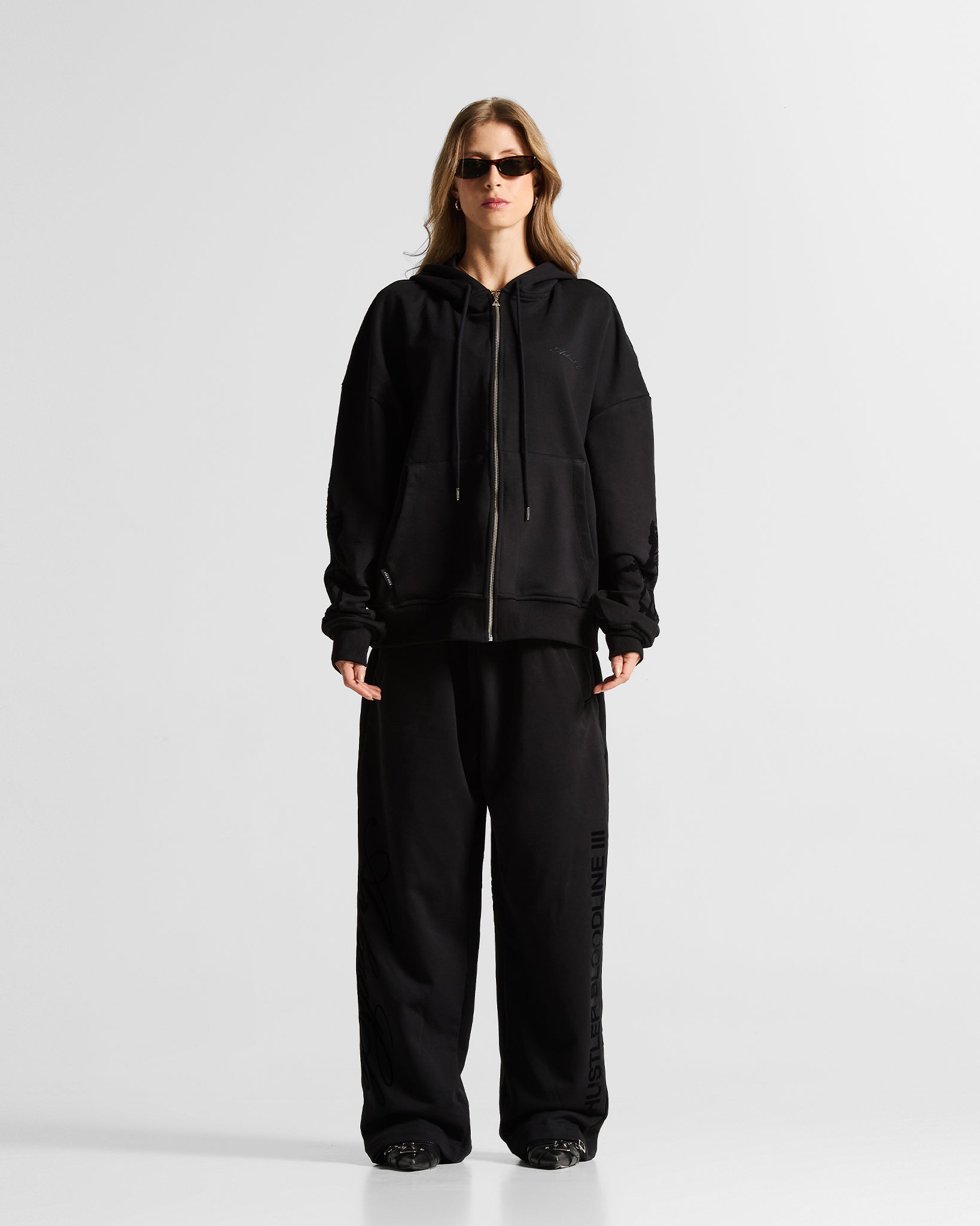 Black Jacket Hustler Velvet - Unisex