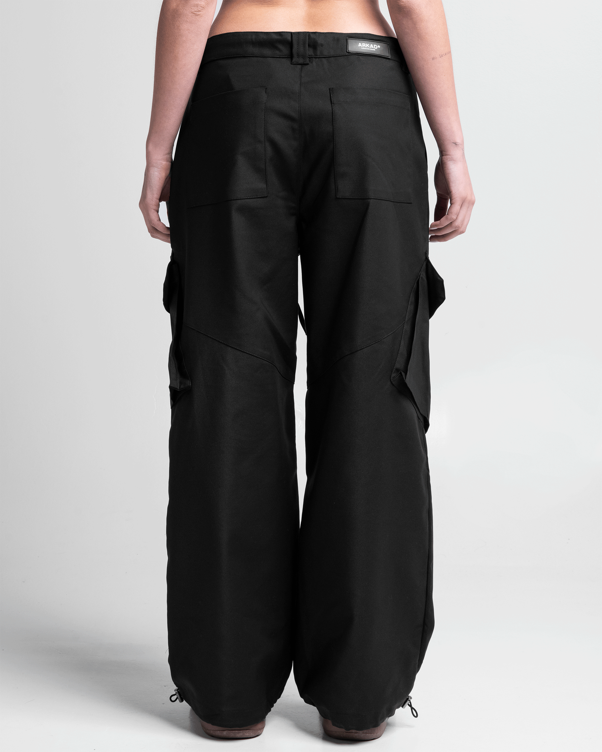 Tailored Cargo Negro Drill - Unisex