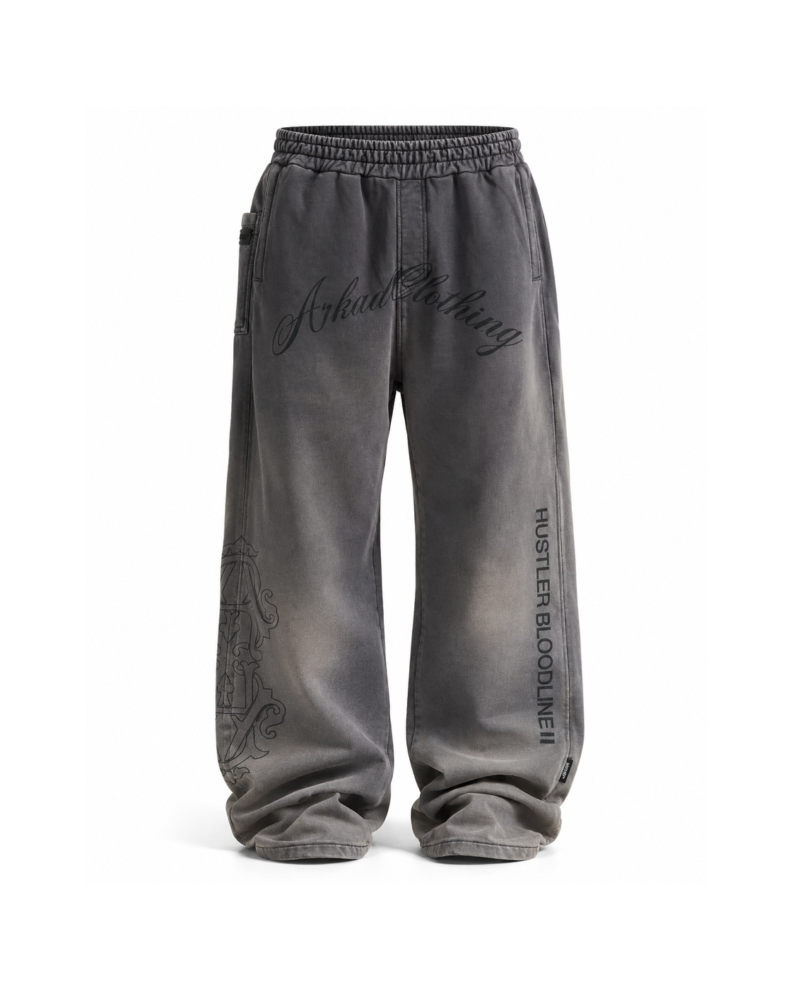 Washed Gray Sweatpant Hustler
