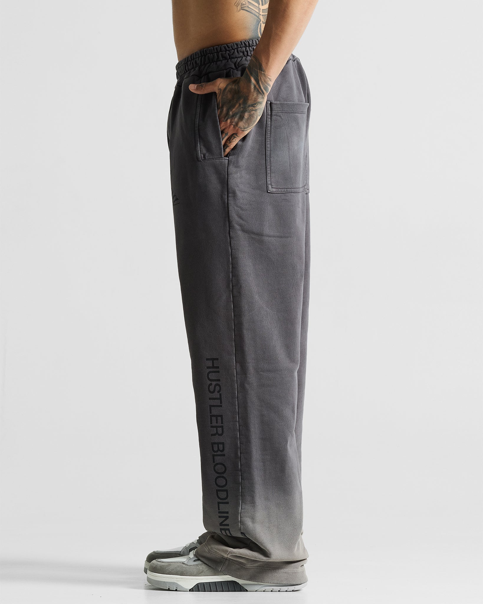 Washed Gray Sweatpant Hustler