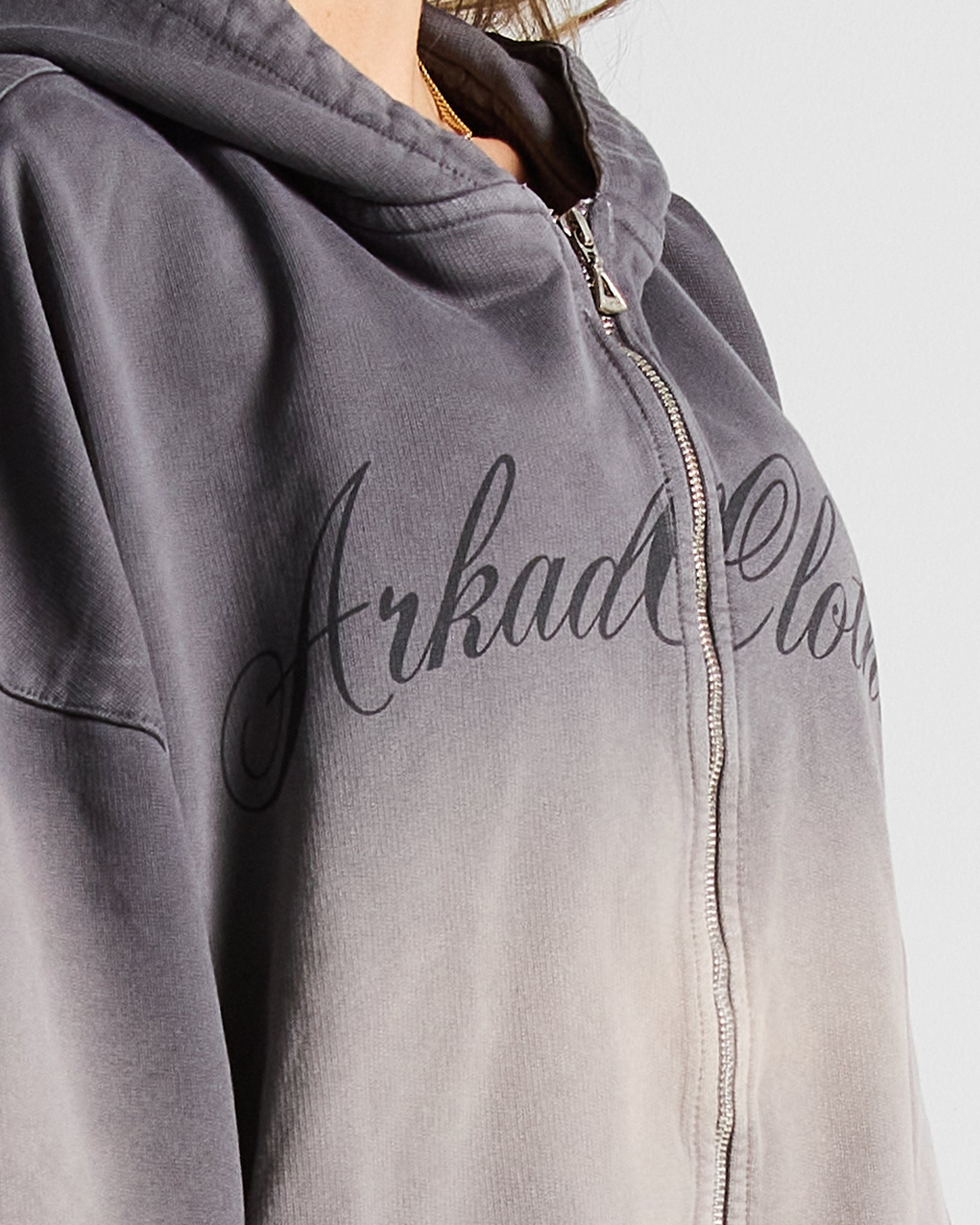Washed Gray Jacket Hustler - Unisex