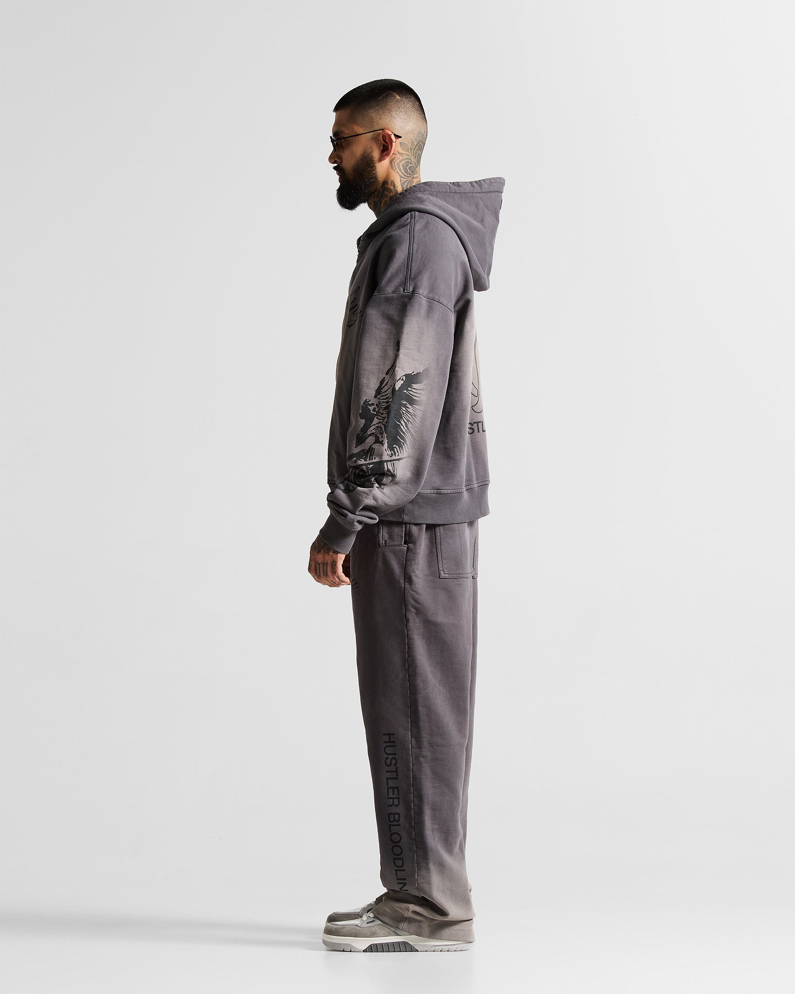 Washed Gray Sweatpant Hustler