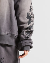 Washed Gray Jacket Hustler - Unisex