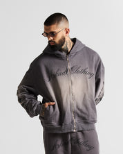 Washed Gray Jacket Hustler