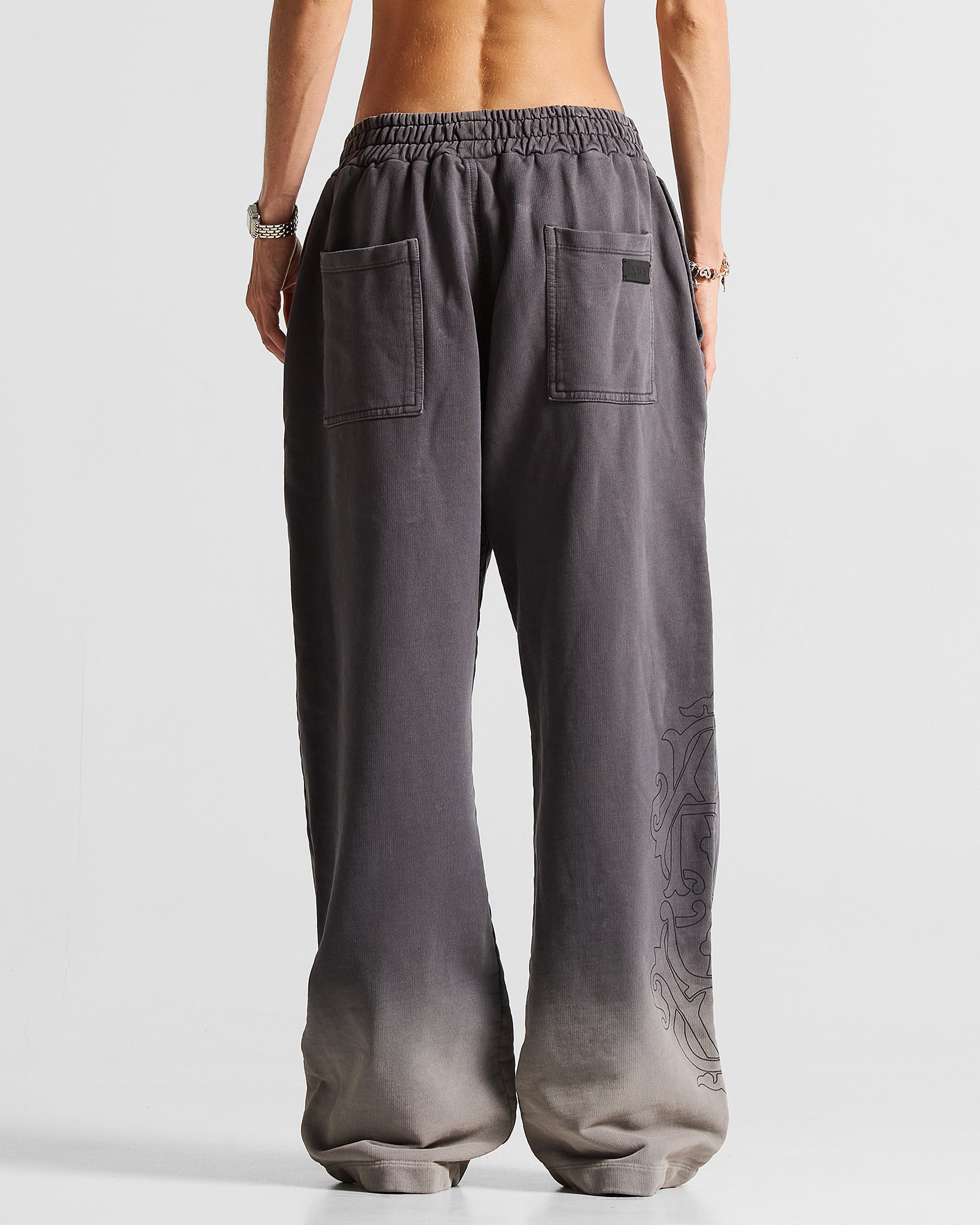 Washed Gray Sweatpant Hustler - Unisex