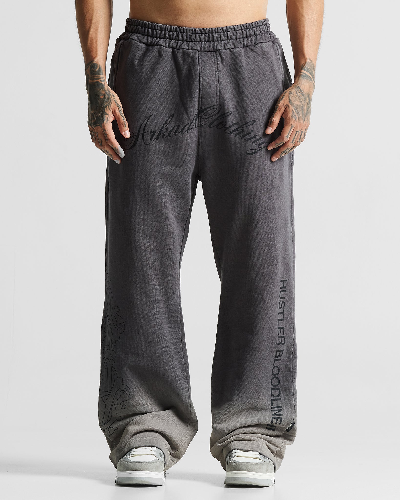 Washed Gray Sweatpant Hustler