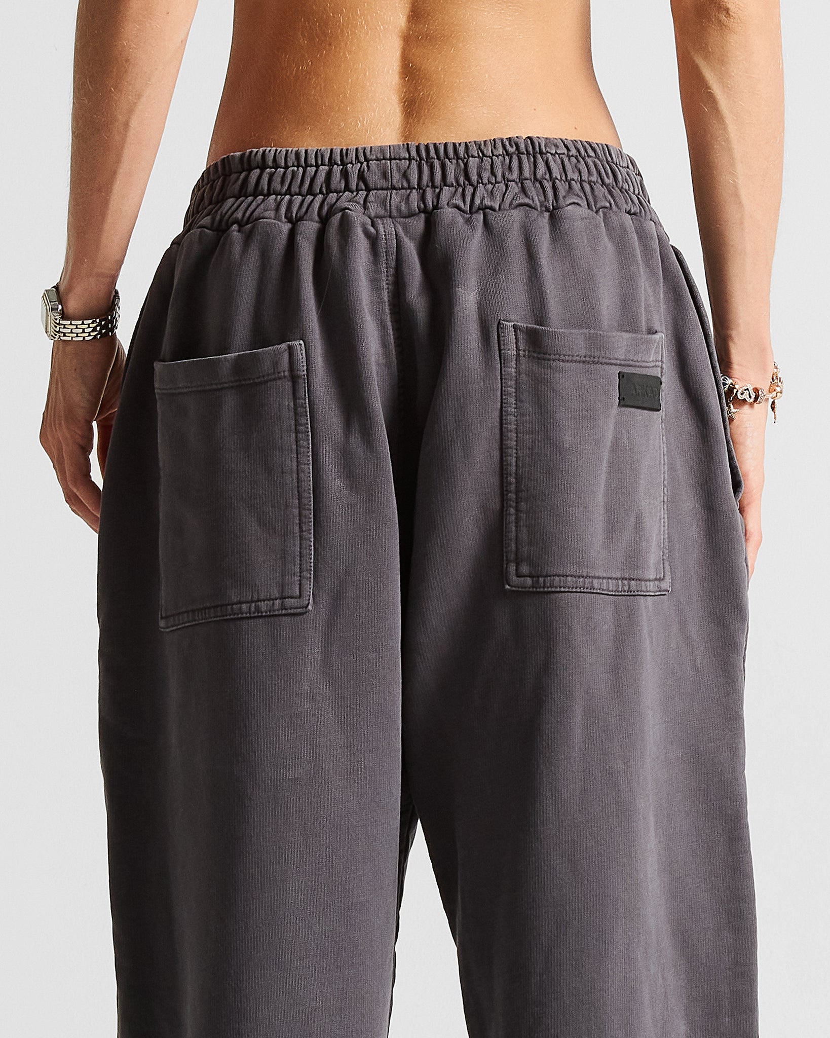 Washed Gray Sweatpant Hustler - Unisex