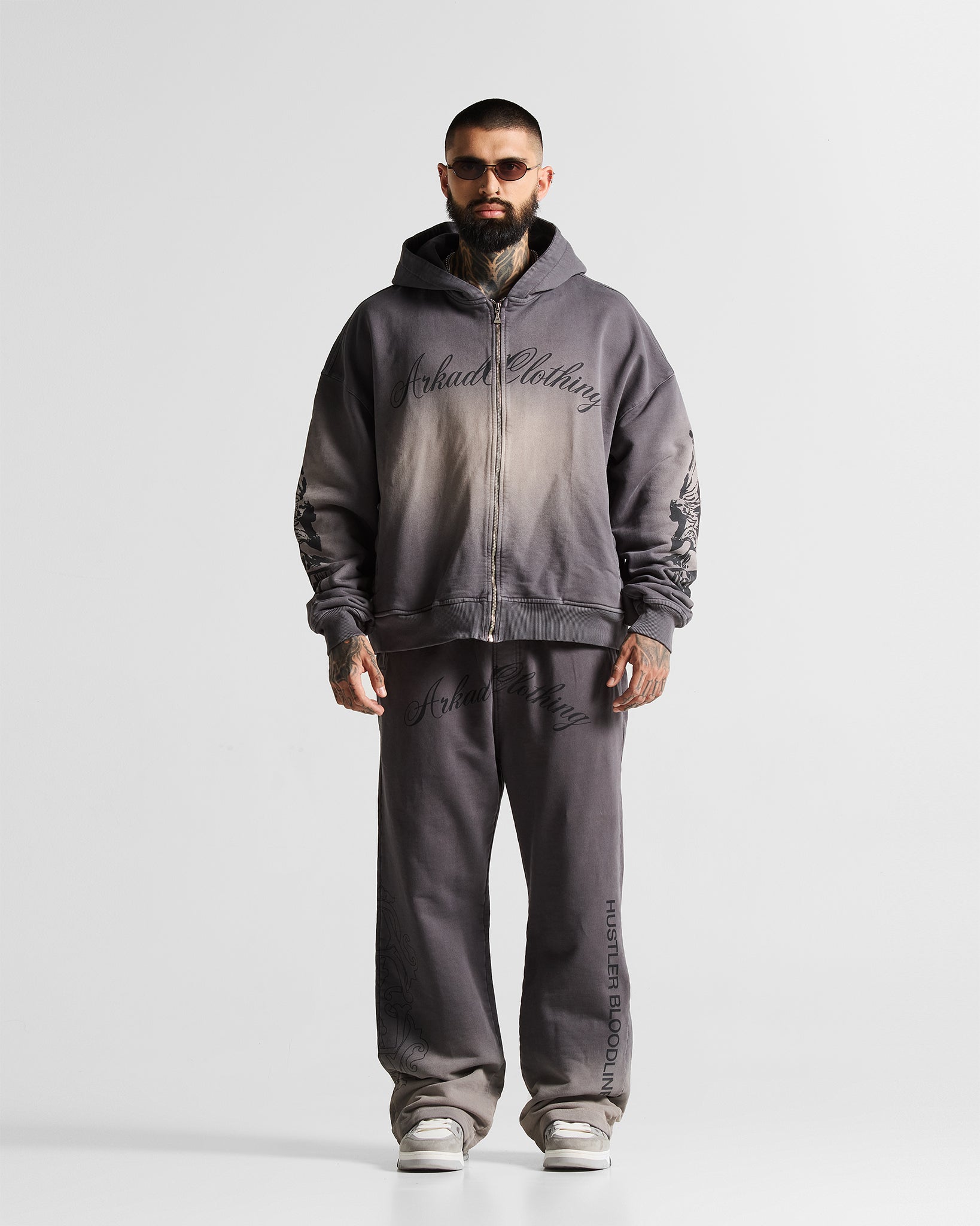 Washed Gray Sweatpant Hustler