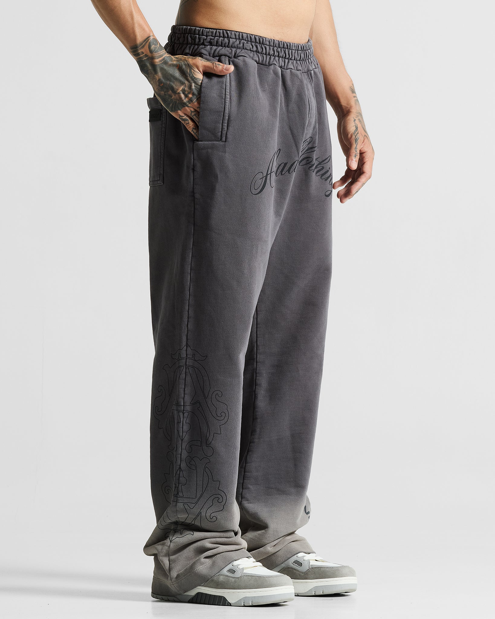 Washed Gray Sweatpant Hustler