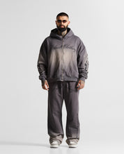 Washed Gray Jacket Hustler