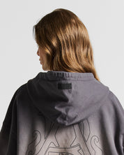 Washed Gray Jacket Hustler - Unisex