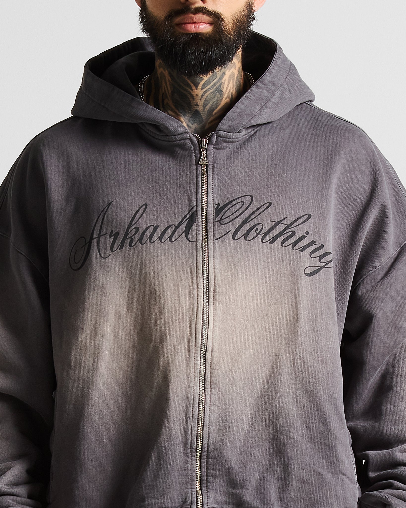 Washed Gray Jacket Hustler