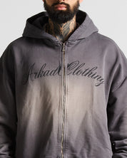 Washed Gray Jacket Hustler