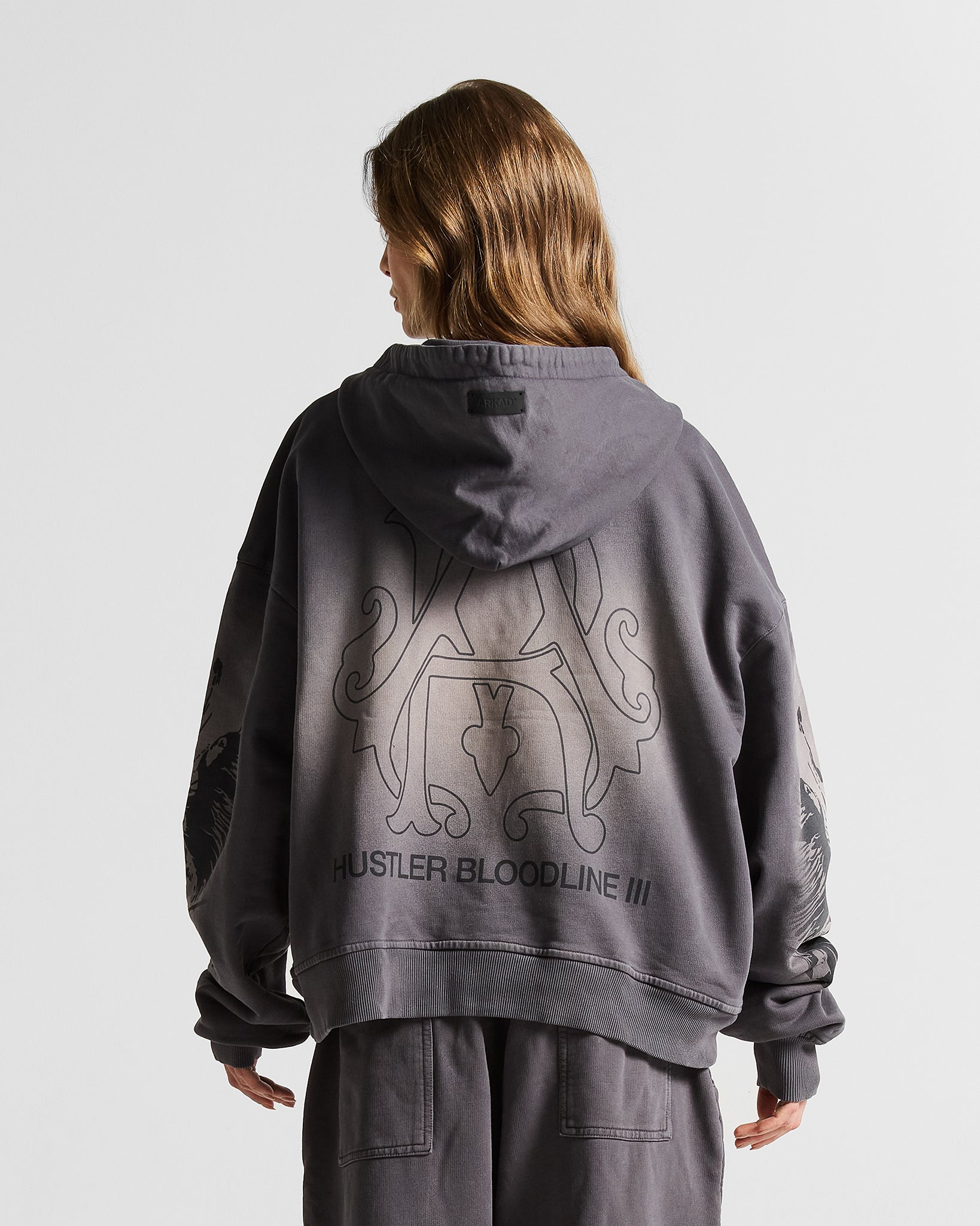 Washed Gray Jacket Hustler - Unisex
