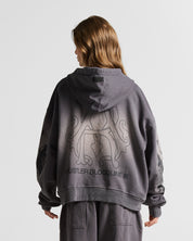 Washed Gray Jacket Hustler - Unisex