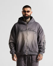 Washed Gray Jacket Hustler