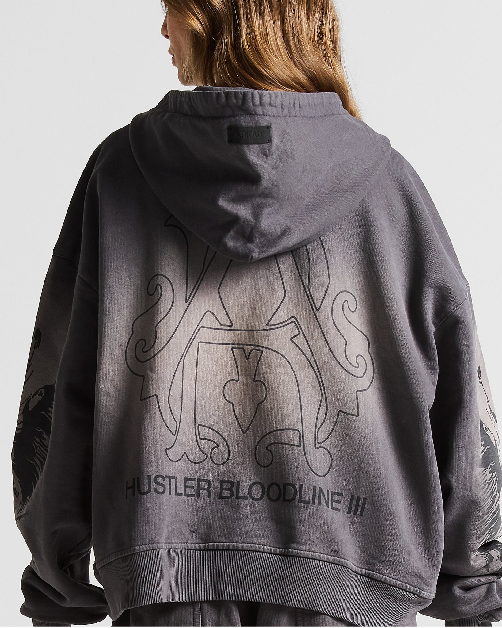 Washed Gray Jacket Hustler - Unisex