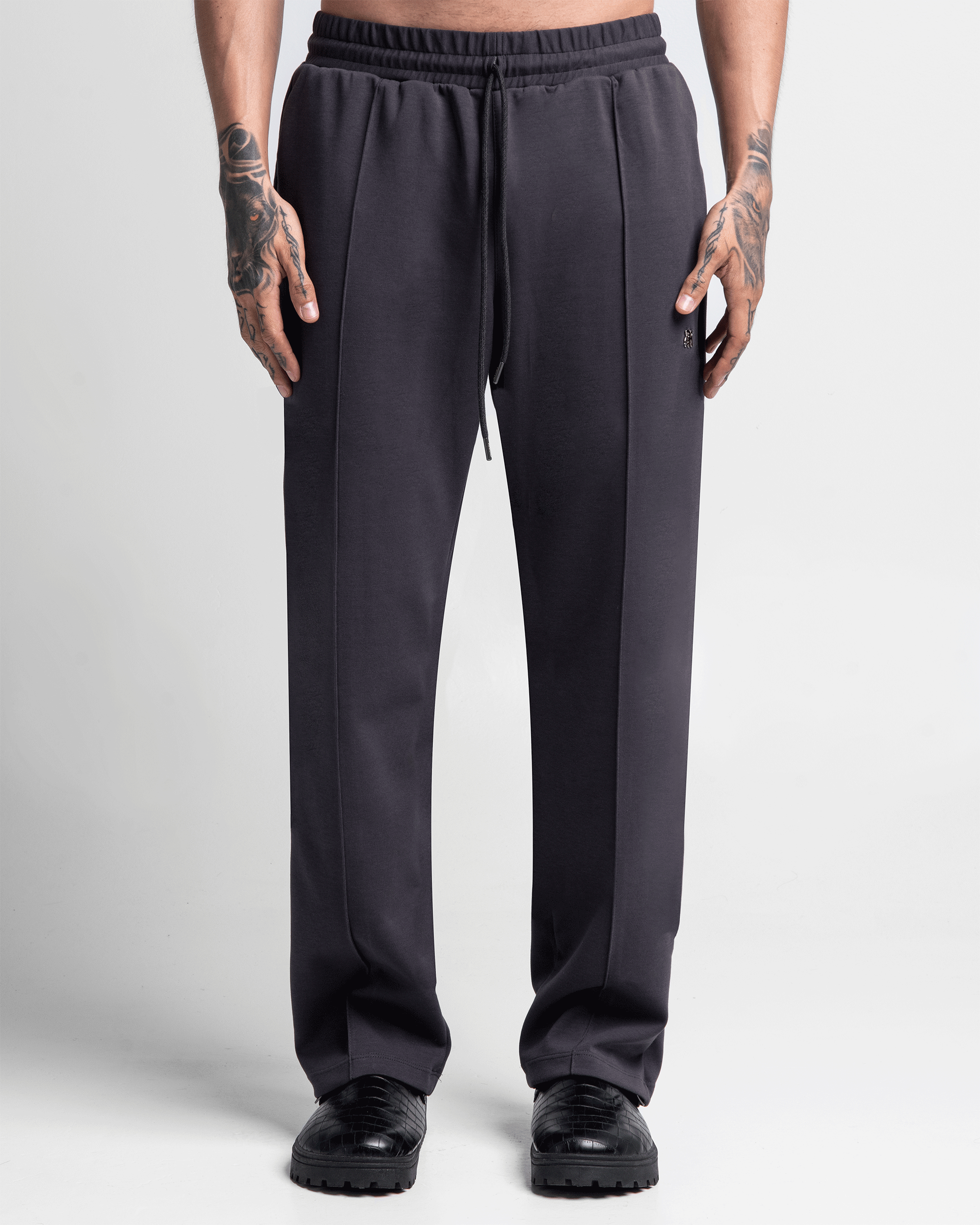 Pintuck Pant -  Gris Oscuro