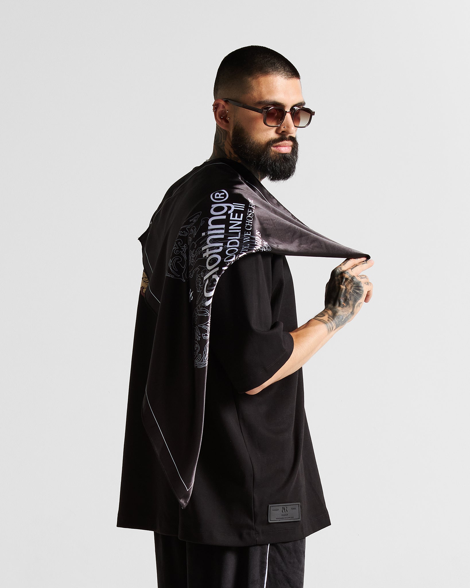 Bandana Negra Angel Arkad Clothing