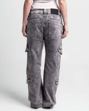 Jean Cargo Dirty Gris