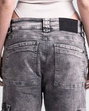 Jean Cargo Dirty Gris