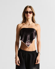 Bandana Negra Con Beige Angeles