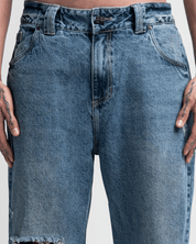 Denim Pant Azul Oscuro Destroyed