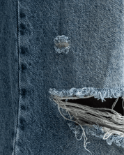 Denim Pant Azul Oscuro Destroyed