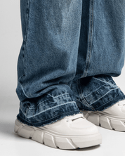 Denim Pant Azul Oscuro Destroyed