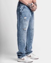 Denim Pant Carpintero Azul Destroyed
