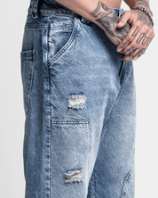 Denim Pant Carpintero Azul Destroyed