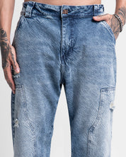 Denim Pant Carpintero Azul Destroyed