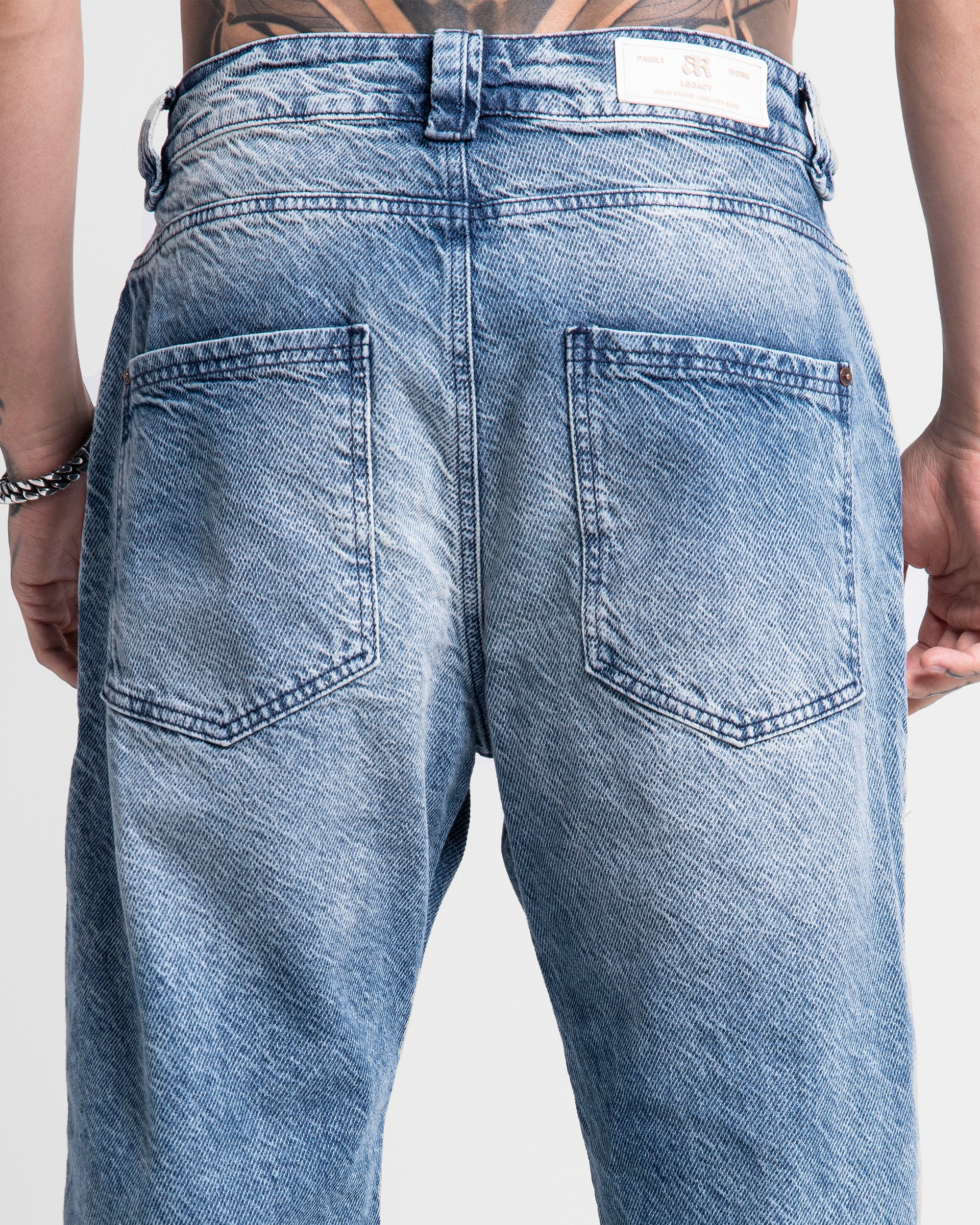 Denim Pant Carpintero Azul Destroyed