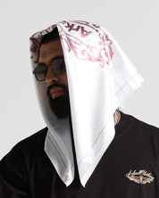 Bandana Blanca Arkad Clothing Rojo