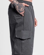 Pantalon Cargo Drill Liviano Gris