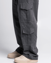 Pantalon Cargo Drill Liviano Gris