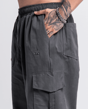 Pantalon Cargo Drill Liviano Gris