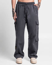 Pantalon Cargo Drill Liviano Gris